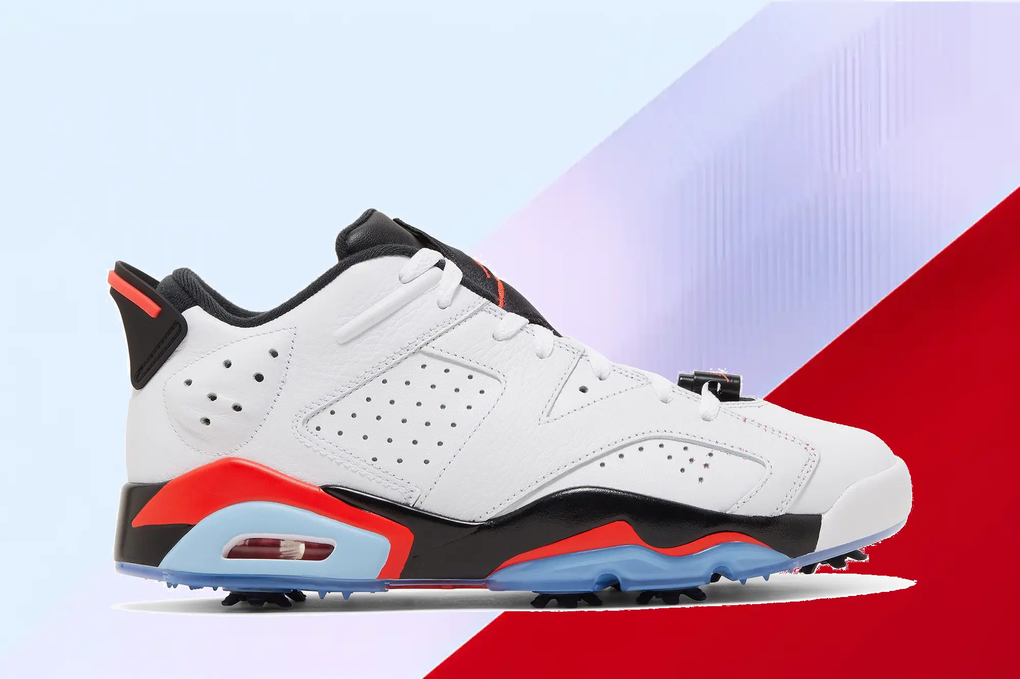  Air Jordan 6 Retro Low Golf 'White Infrared'