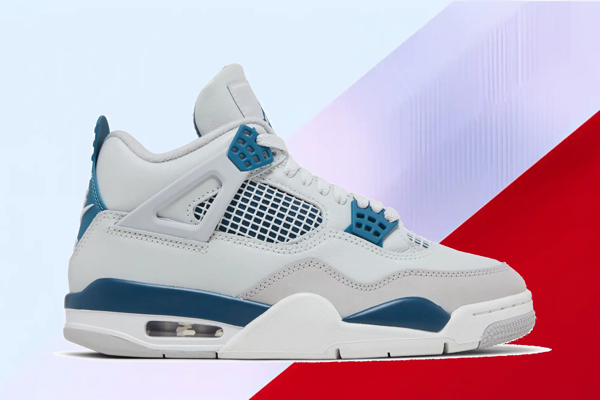  Air Jordan 4 Retro 'Military Blue' 2024