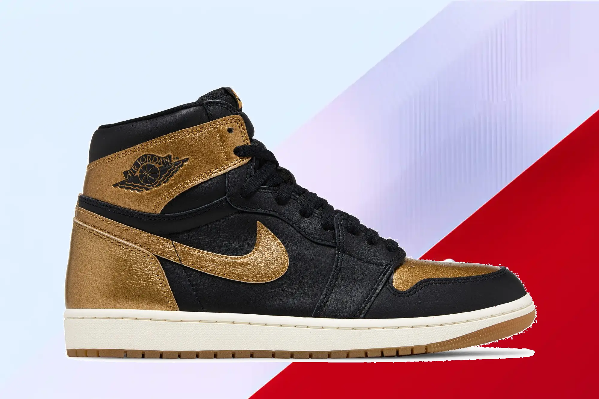  Air Jordan 1 Retro High OG 'Black Gold'