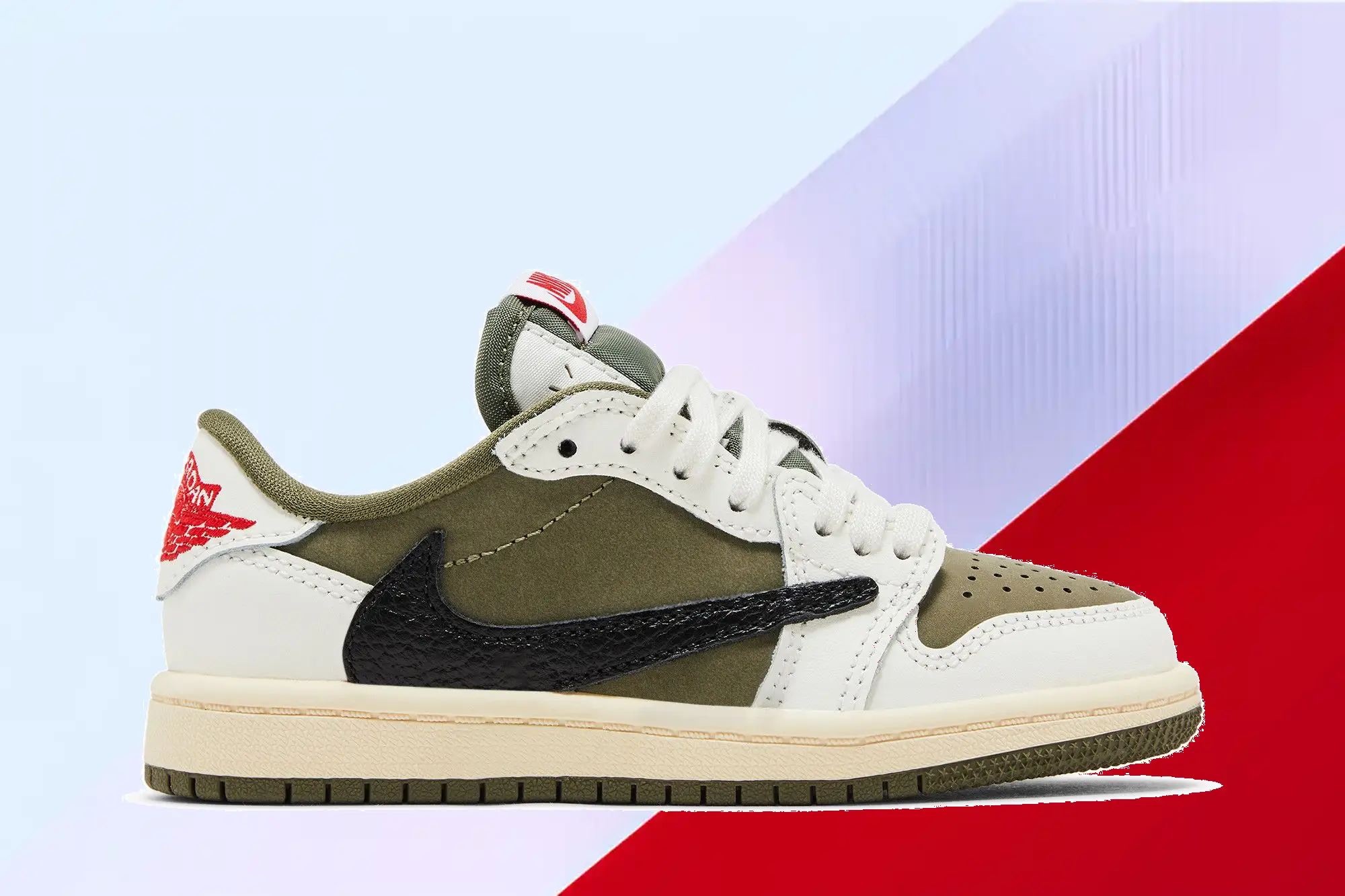  Travis Scott x Air Jordan 1 Retro Low OG SP PS 'Reverse Olive / Medium Olive'