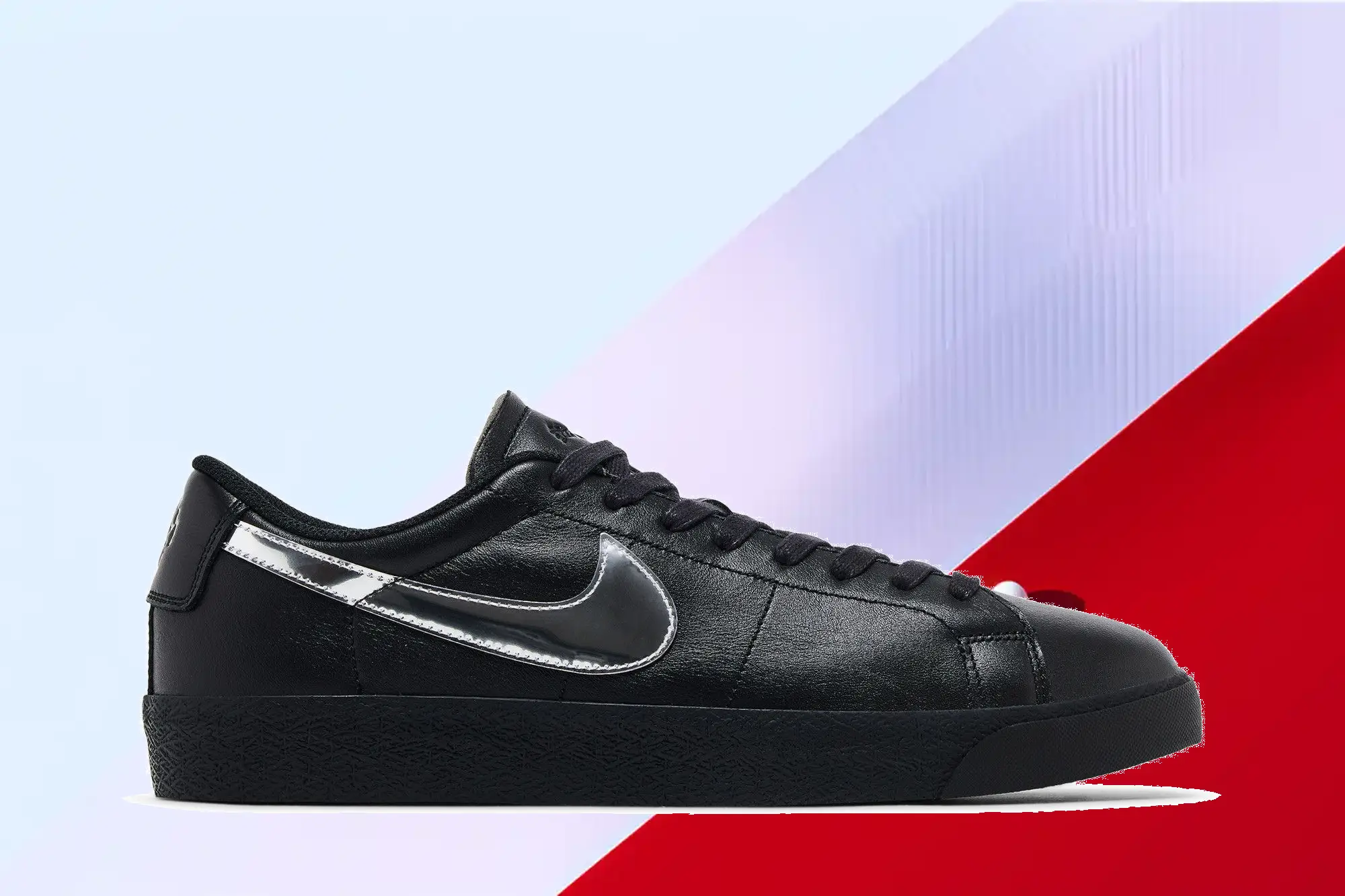  Dancer Skateboards x Zoom Blazer Low SB 'Black Metallic Silver'