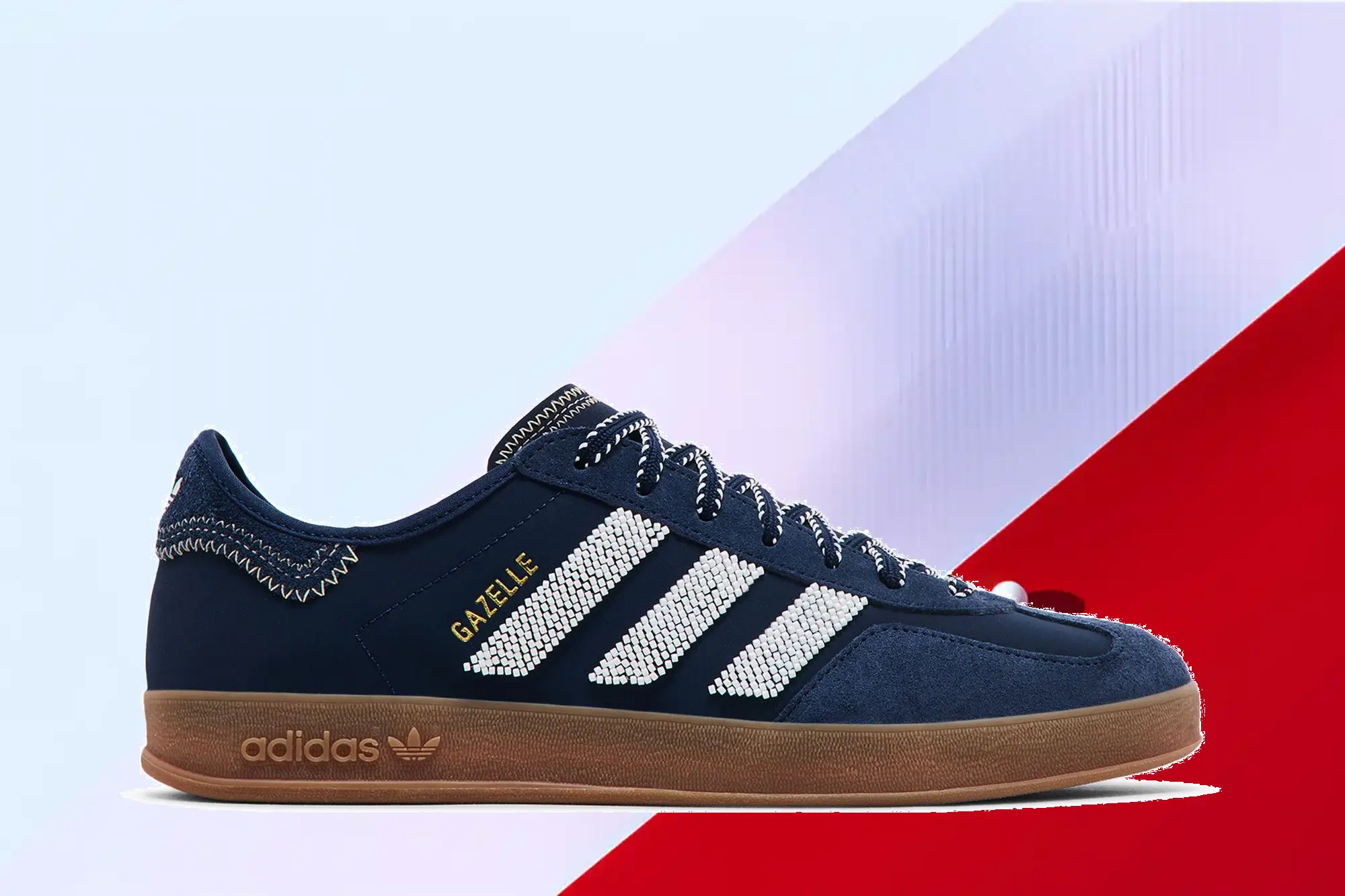  CLOT x Gazelle Indoor 'Collegiate Navy Off White'