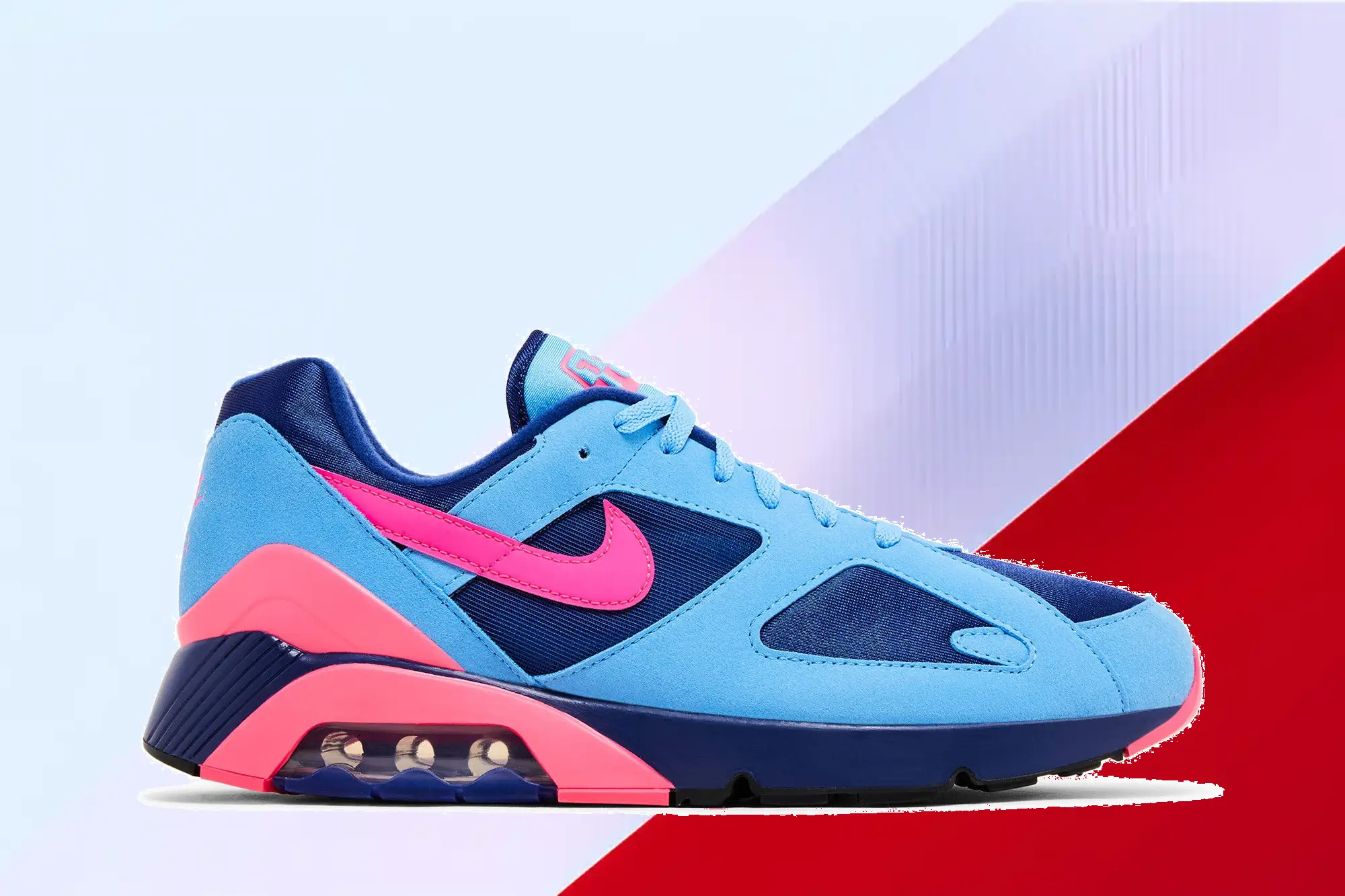  Air Max 180 'University Blue Hyper Pink'