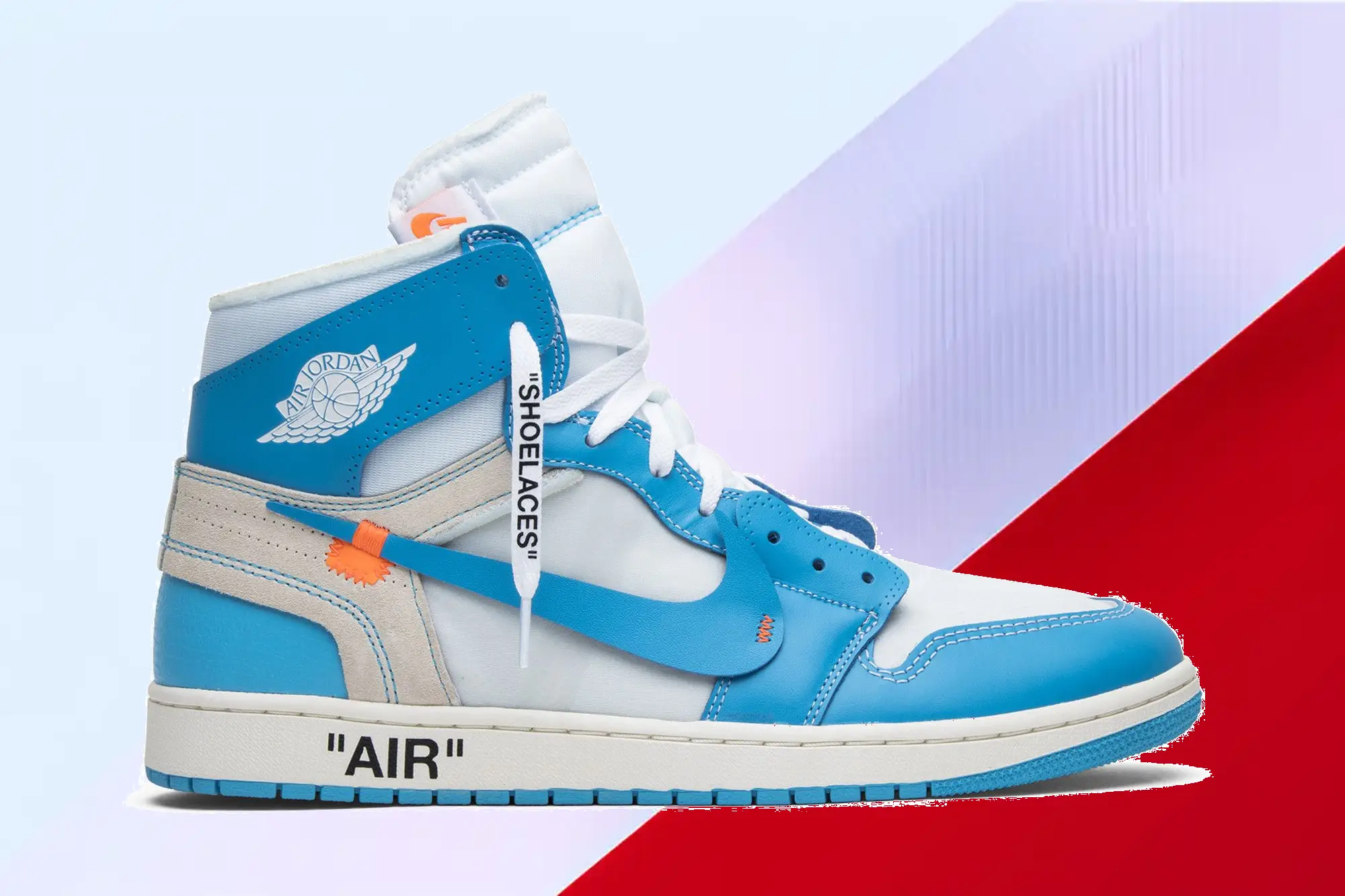  Off-White x Air Jordan 1 Retro High OG 'UNC'