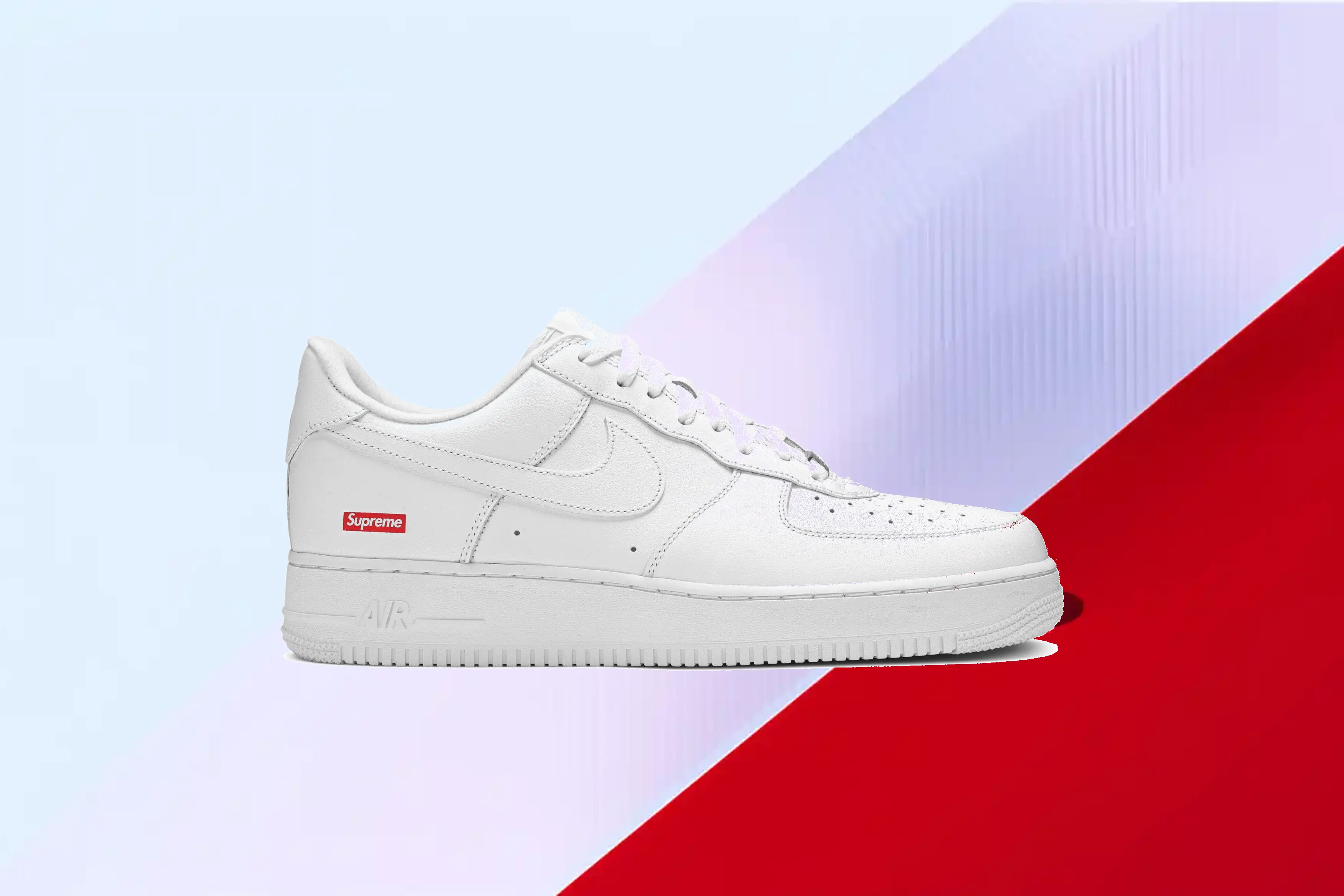  Supreme x Air Force 1 Low 'Box Logo - White'