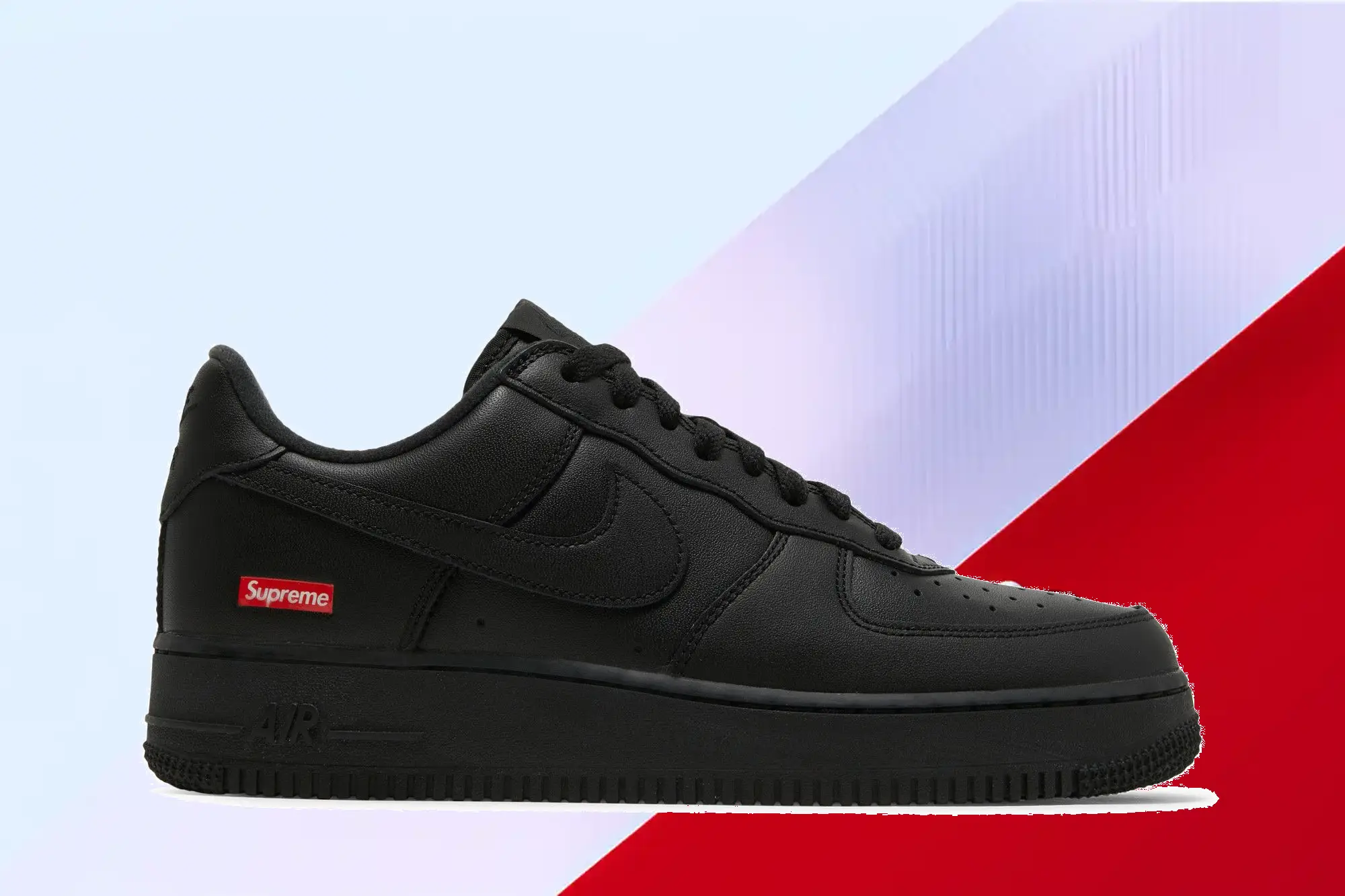  Supreme x Air Force 1 Low 'Box Logo - Black'