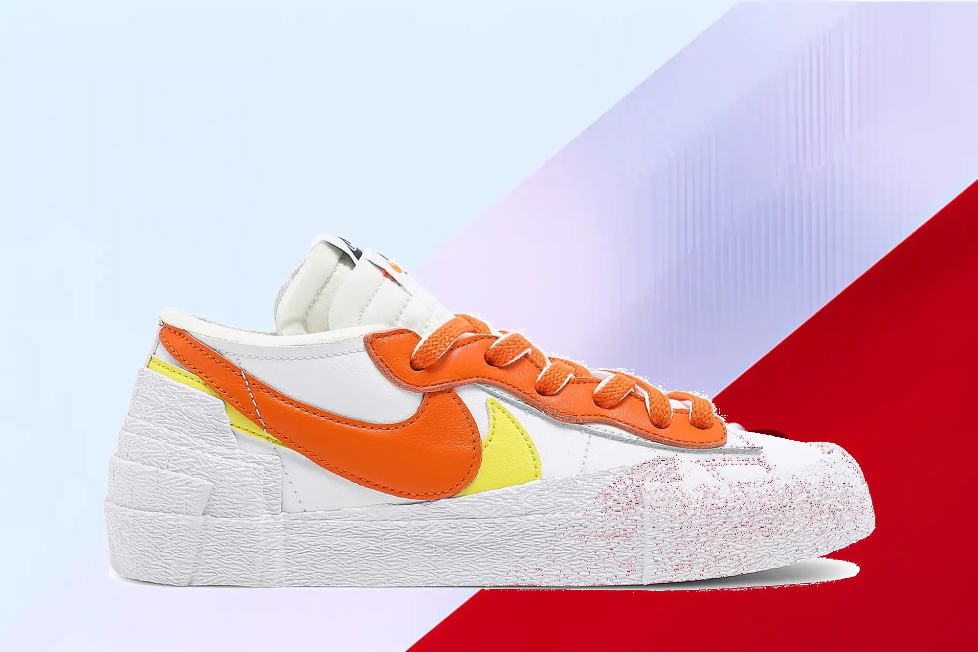  sacai x Blazer Low 'Magma Orange'