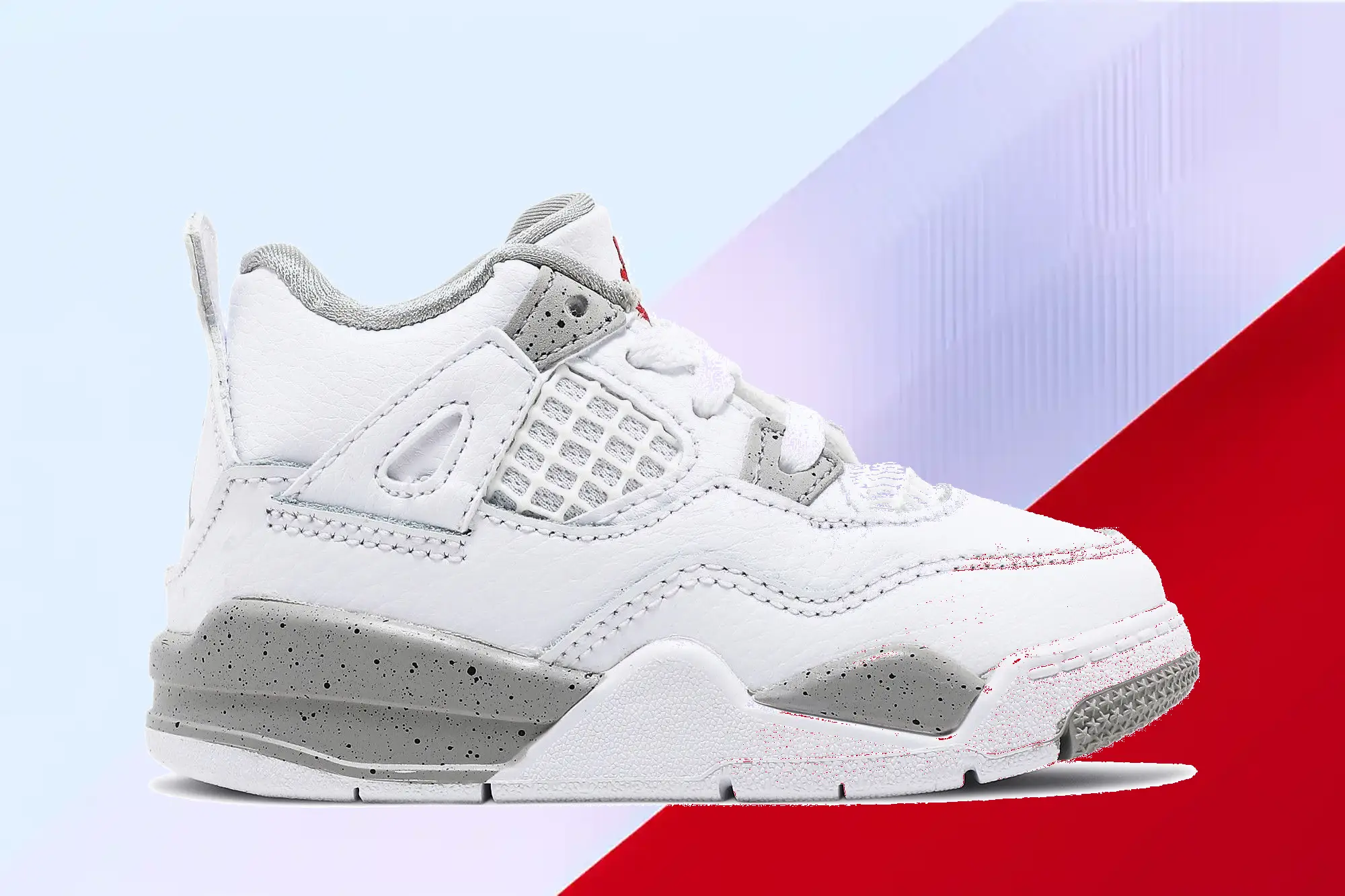  Air Jordan 4 Retro TD 'White Oreo'