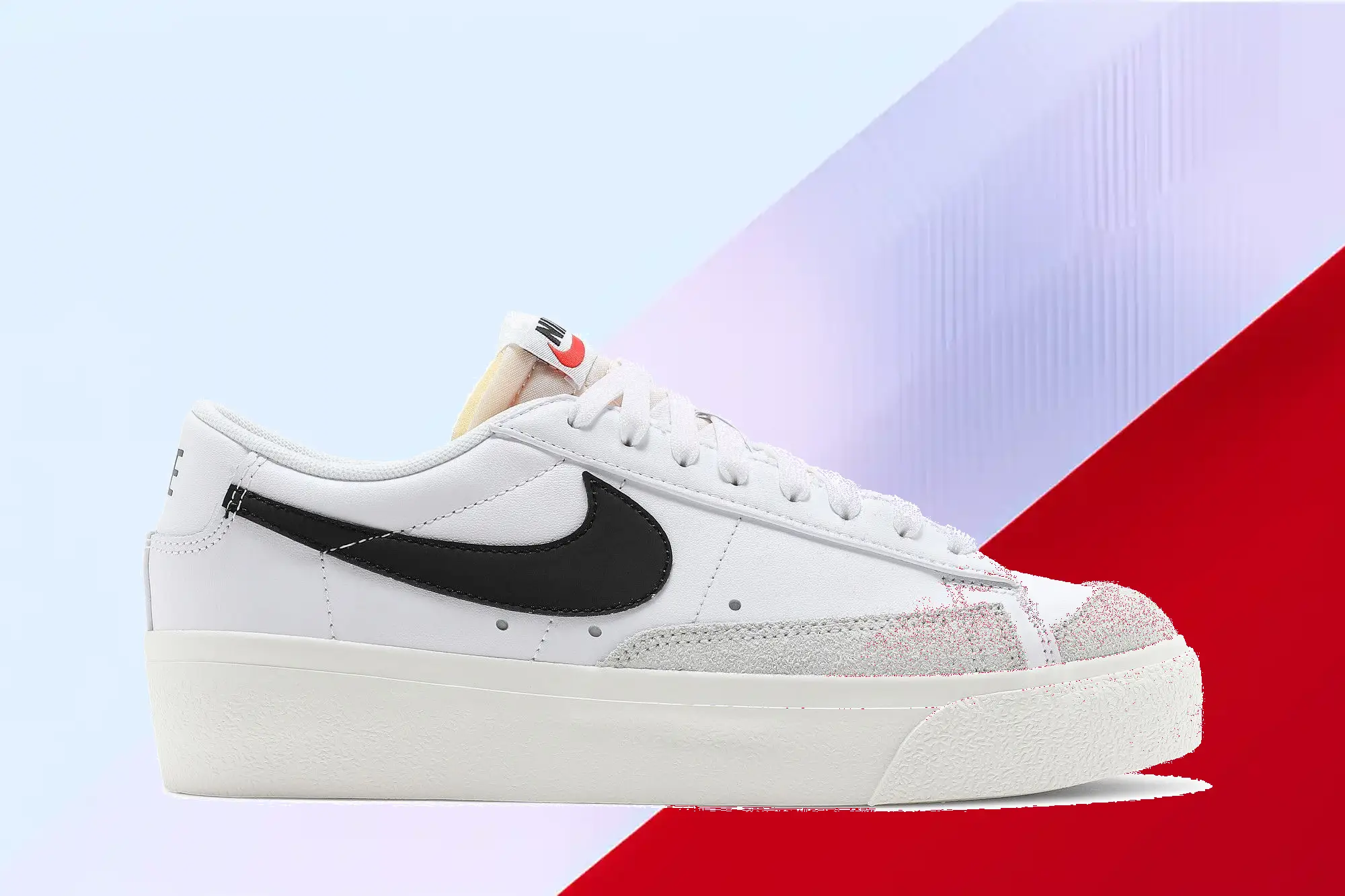  Wmns Blazer Low Platform 'White Black'