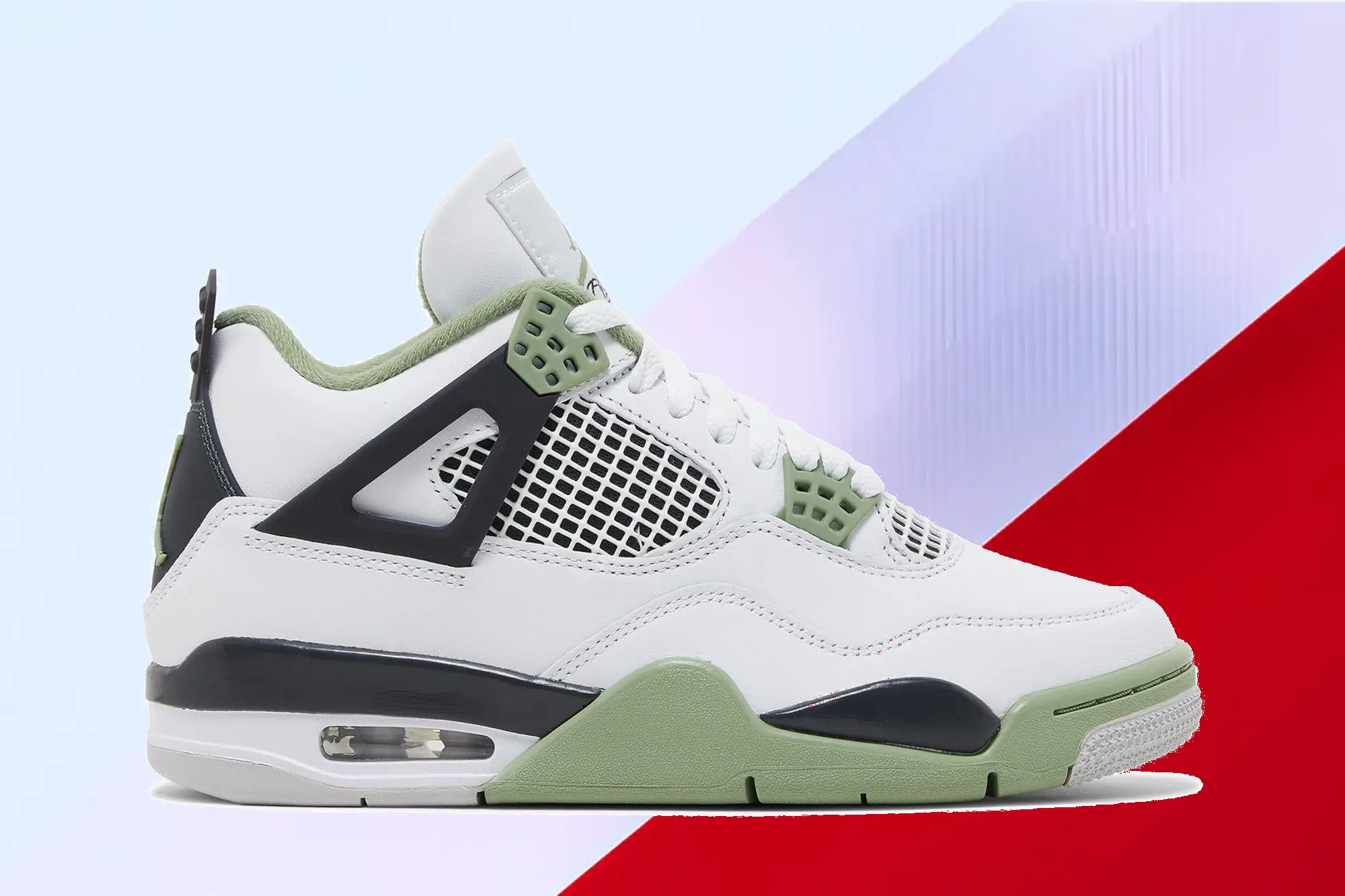  Wmns Air Jordan 4 Retro 'Seafoam'