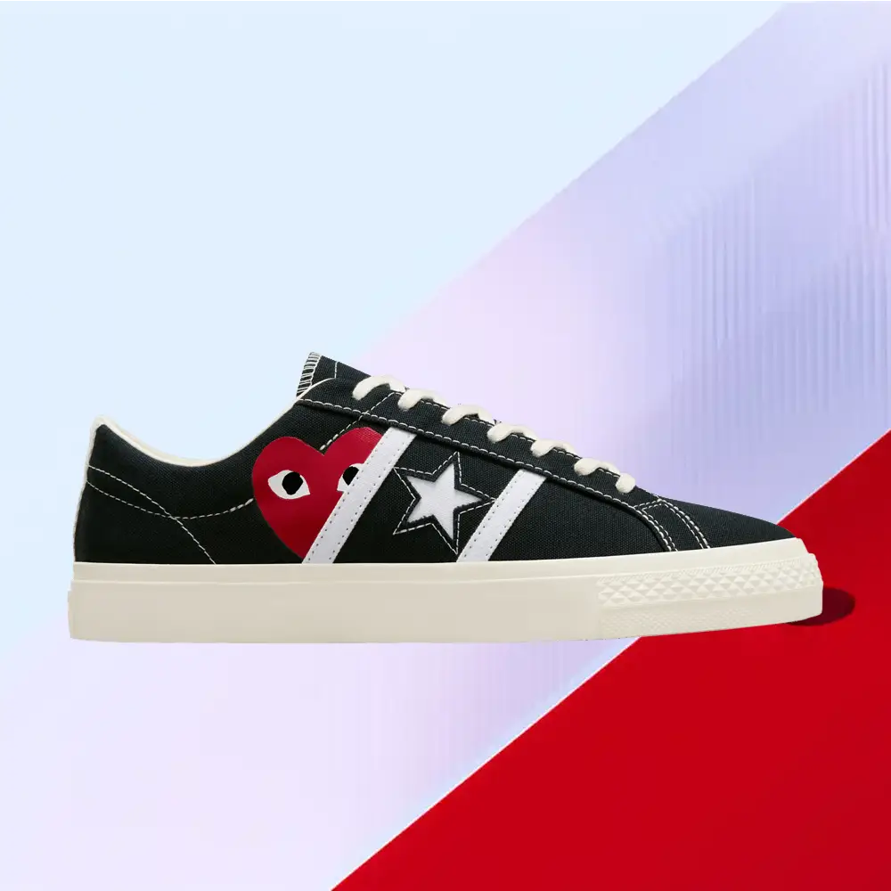  Comme des Garçons PLAY x One Star Academy Pro 'Black Egret'