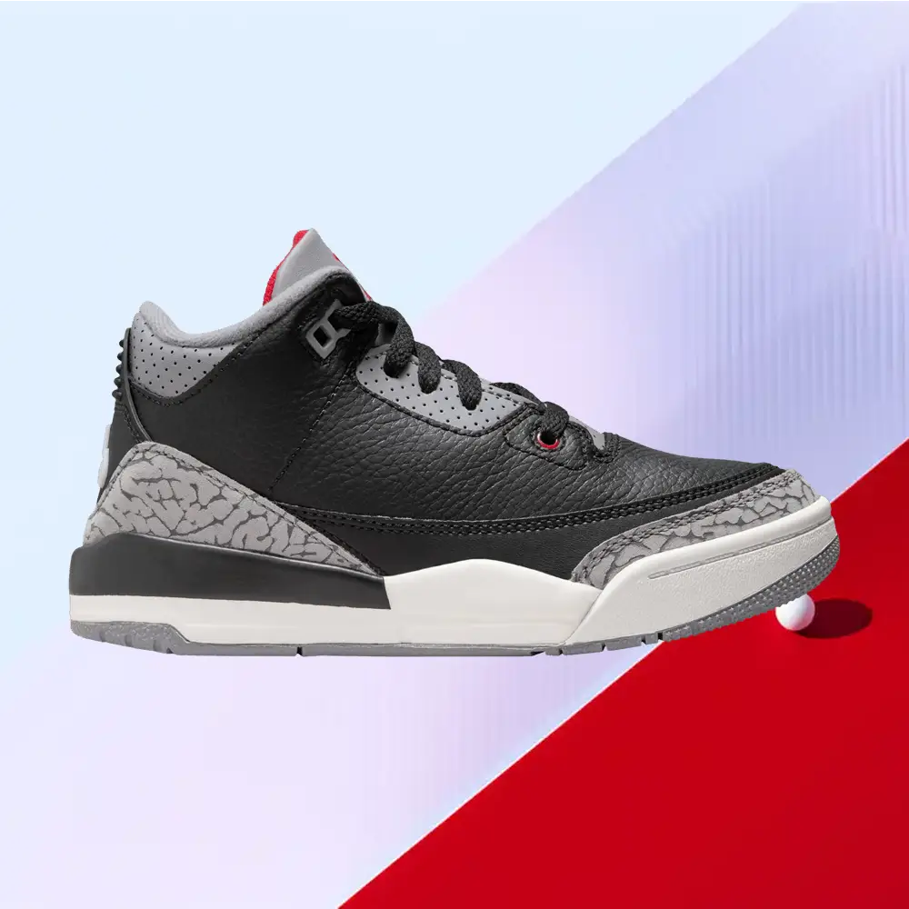  Air Jordan 3 Retro OG PS 'Black Cement' 2024