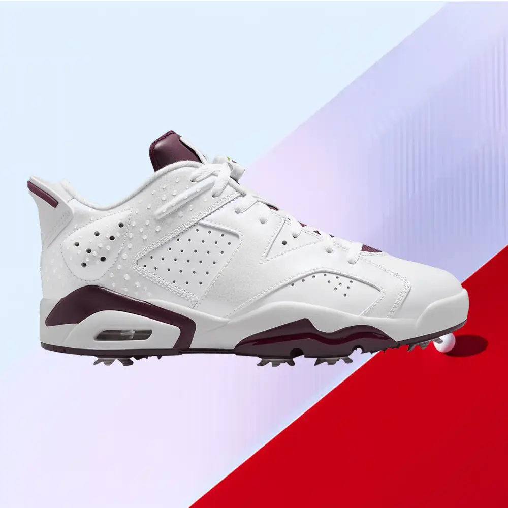  Air Jordan 6 Retro Low Golf NRG 'Bordeaux'