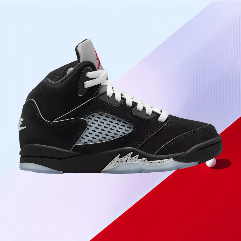  Air Jordan 5 Retro OG PS 'Black Metallic Reimagined'